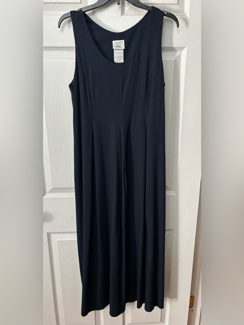 Vintage Laura Ashley Sleeveless Maxi Dress Size US 8/UK 12 Wool Blend Feminine